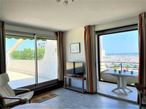 La Grande-Motte: Appart 3 chambres, terrasse, parking, clim, WIFI - FR-1-790-14